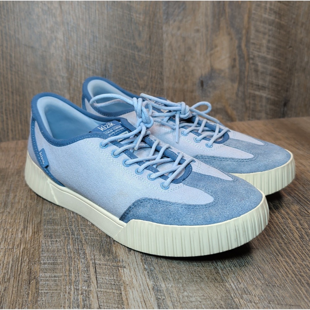 Kizik Brooklyn Women's Hands Free Slip-In Shoes Sneakers Size 9 Two Tone Blue